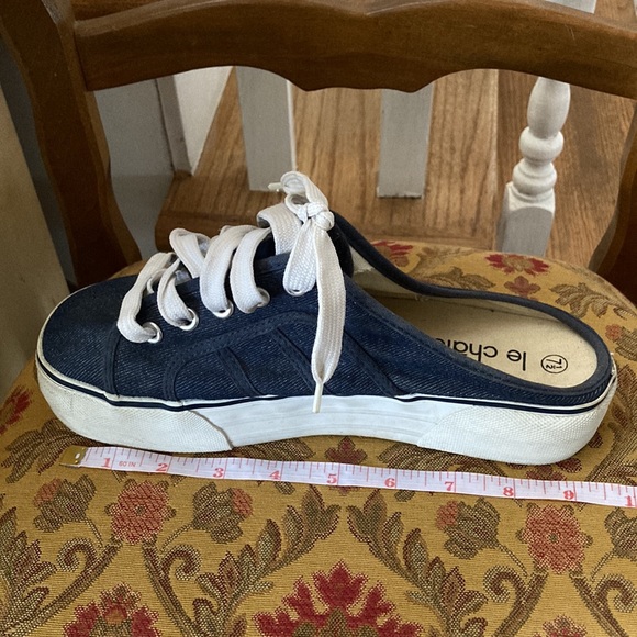 Le Chateau Slip On Platform Jean Sneakers - Picture 5 of 5